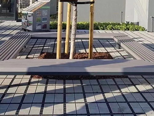 公共場所透水鋪路格